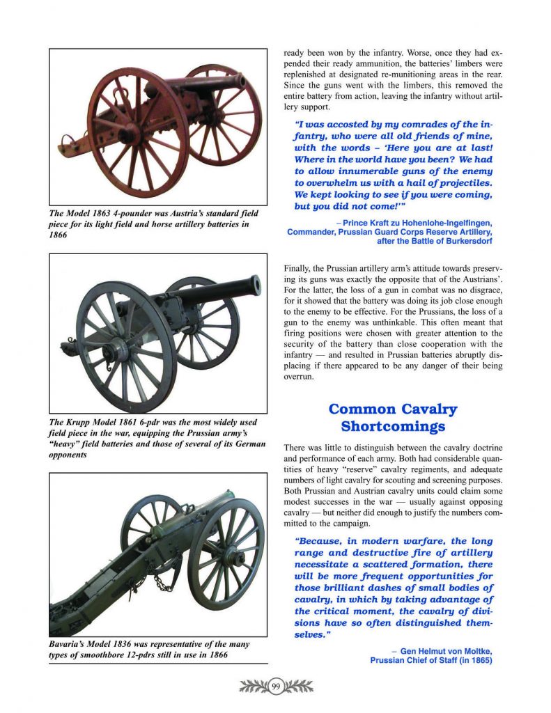 Page 99 from 1866 Grand Tactical Rules: Common Calvary Shortcomings