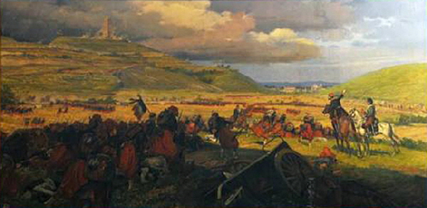 Malerba and Salvadori’s painting of the Battle of Solferino